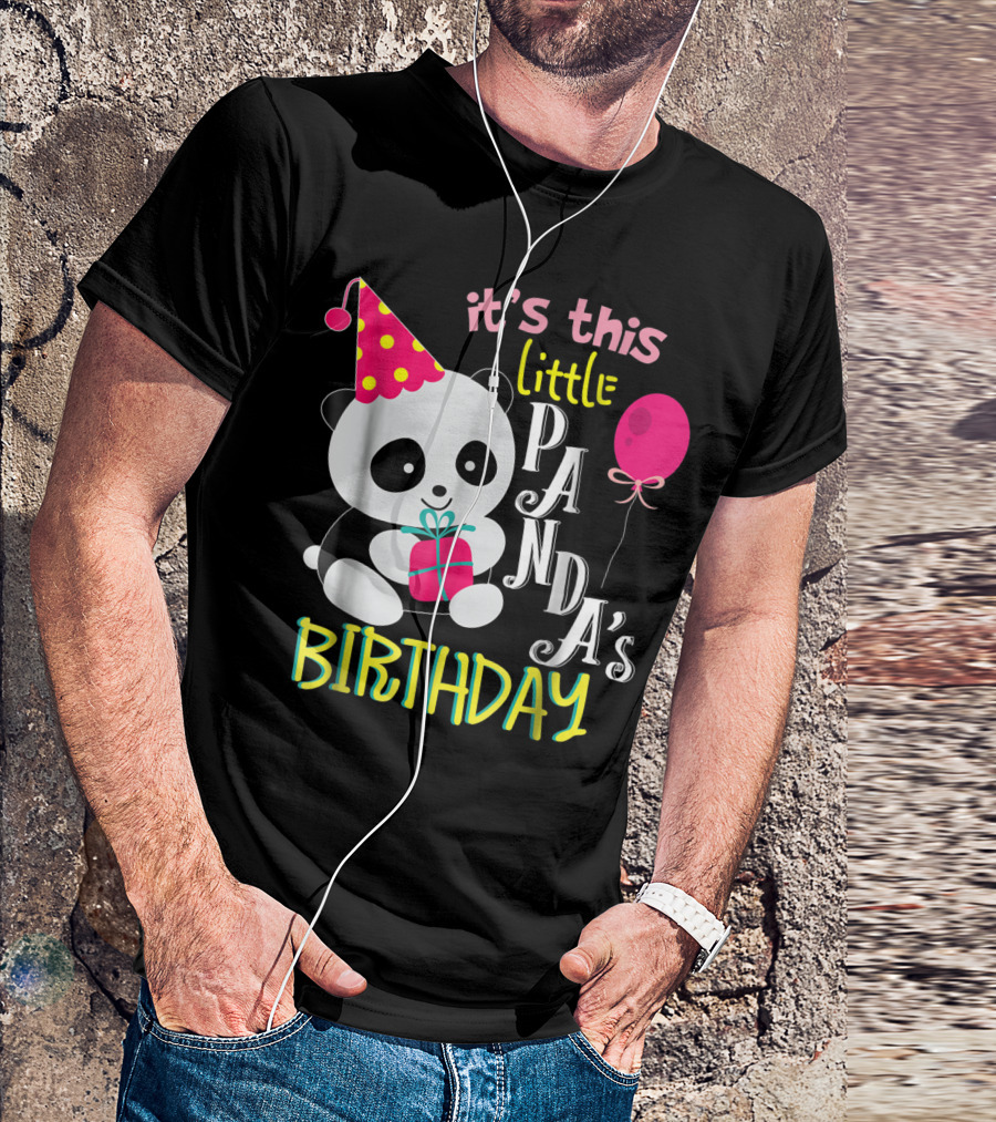 It's This Little Panda's Birthday T-Shirt