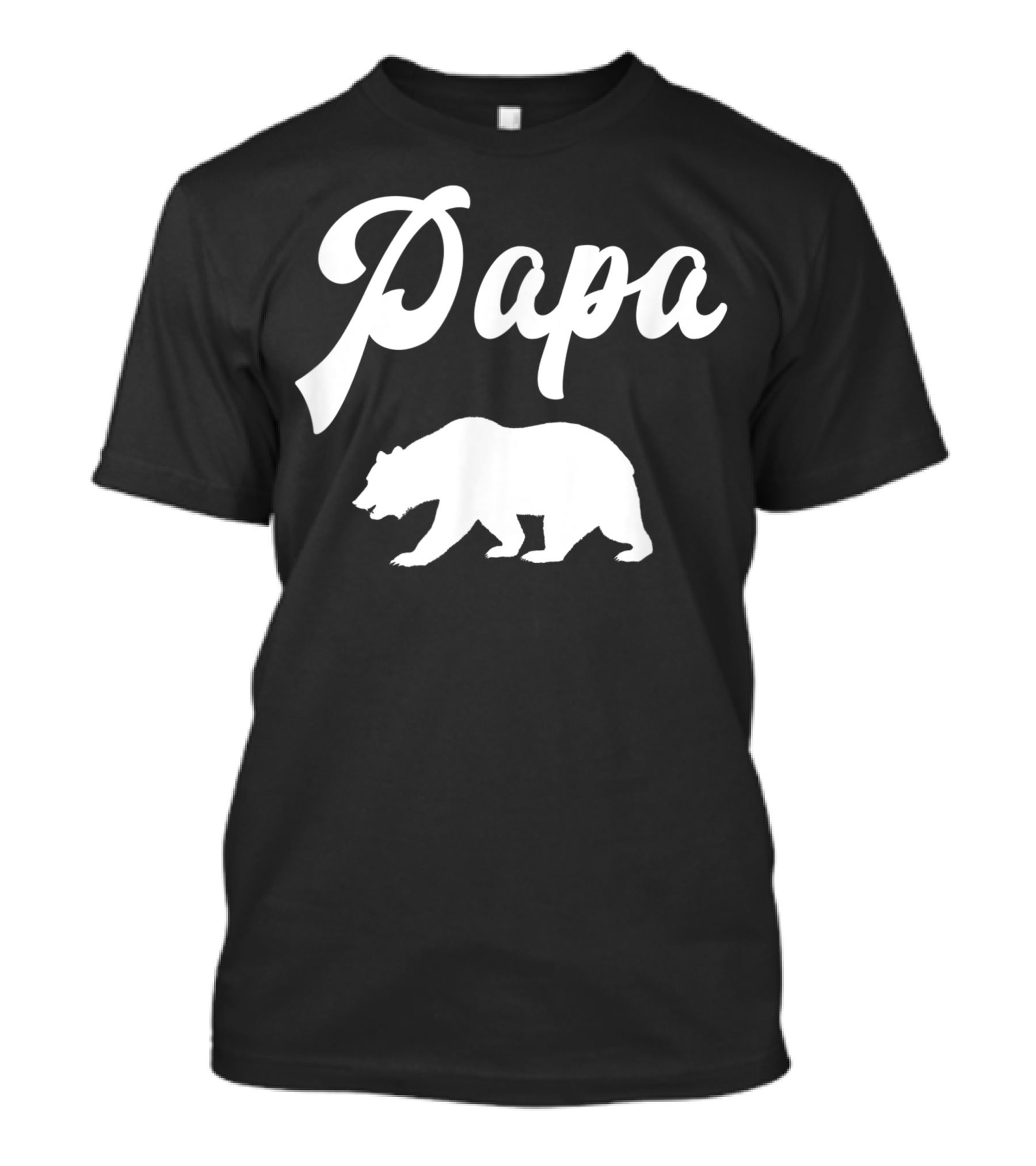 Papa Bear Polar Bear Walking T-Shirt