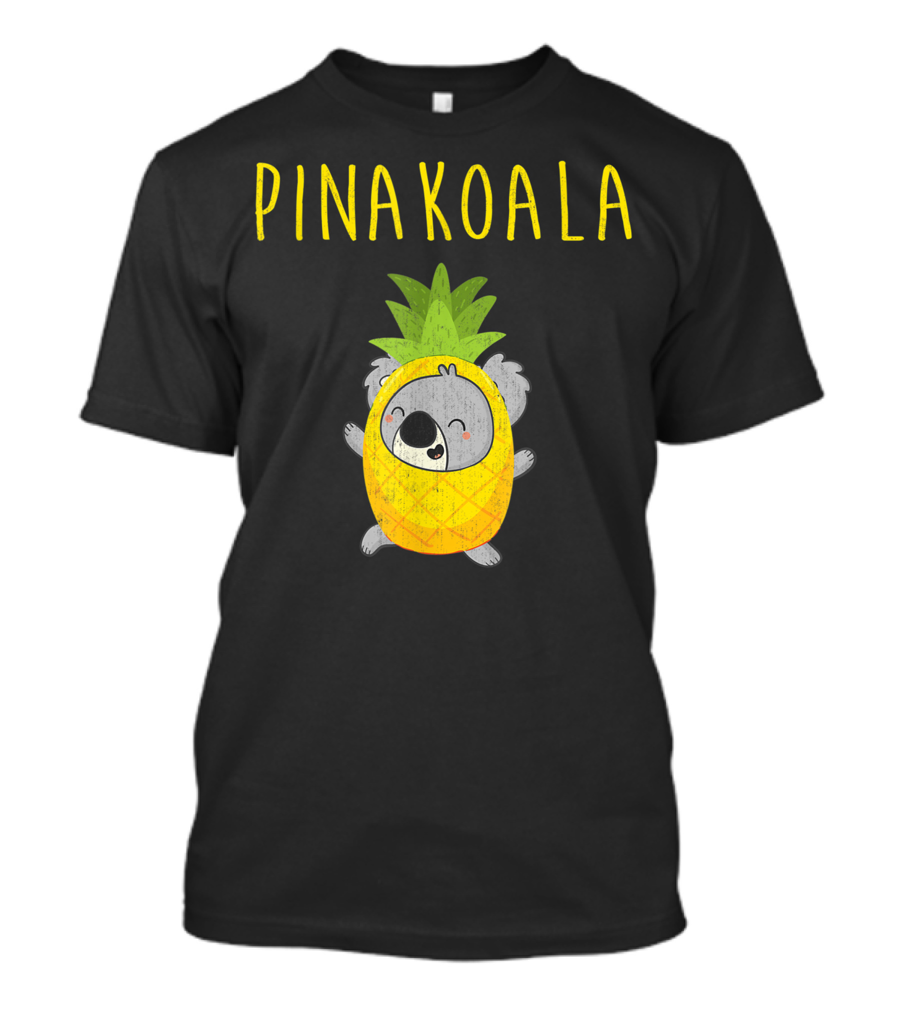 Pinakoala Koala Pineapple Costume Cute Cartoon Fun T-Shirt