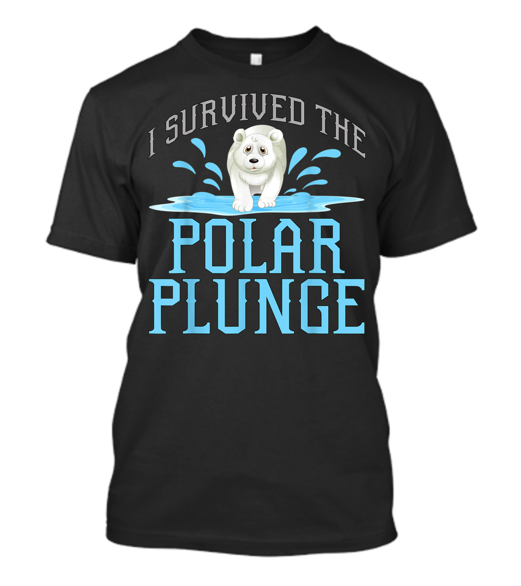 I Survived The Polar Plunge Polar Bear T-Shirt