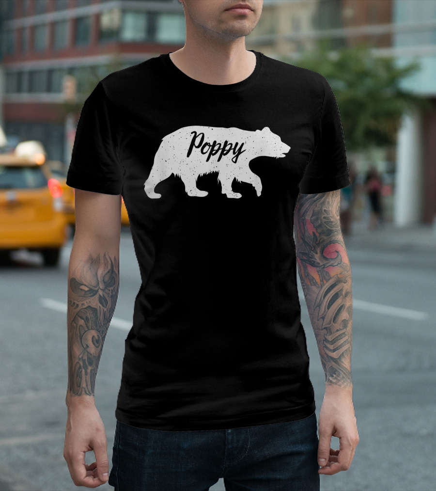 Poppy Grandpa Bear Poppy T-Shirt
