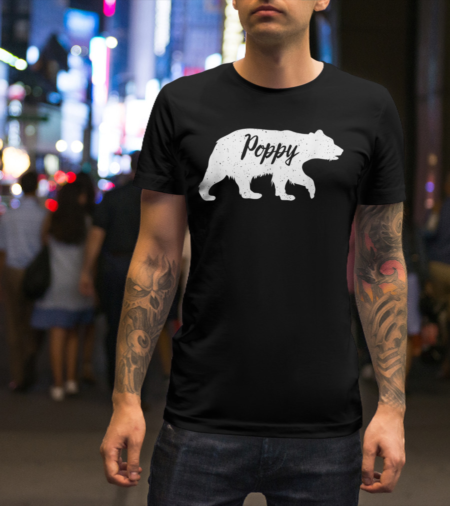 Poppy Grandpa Bear Poppy T-Shirt