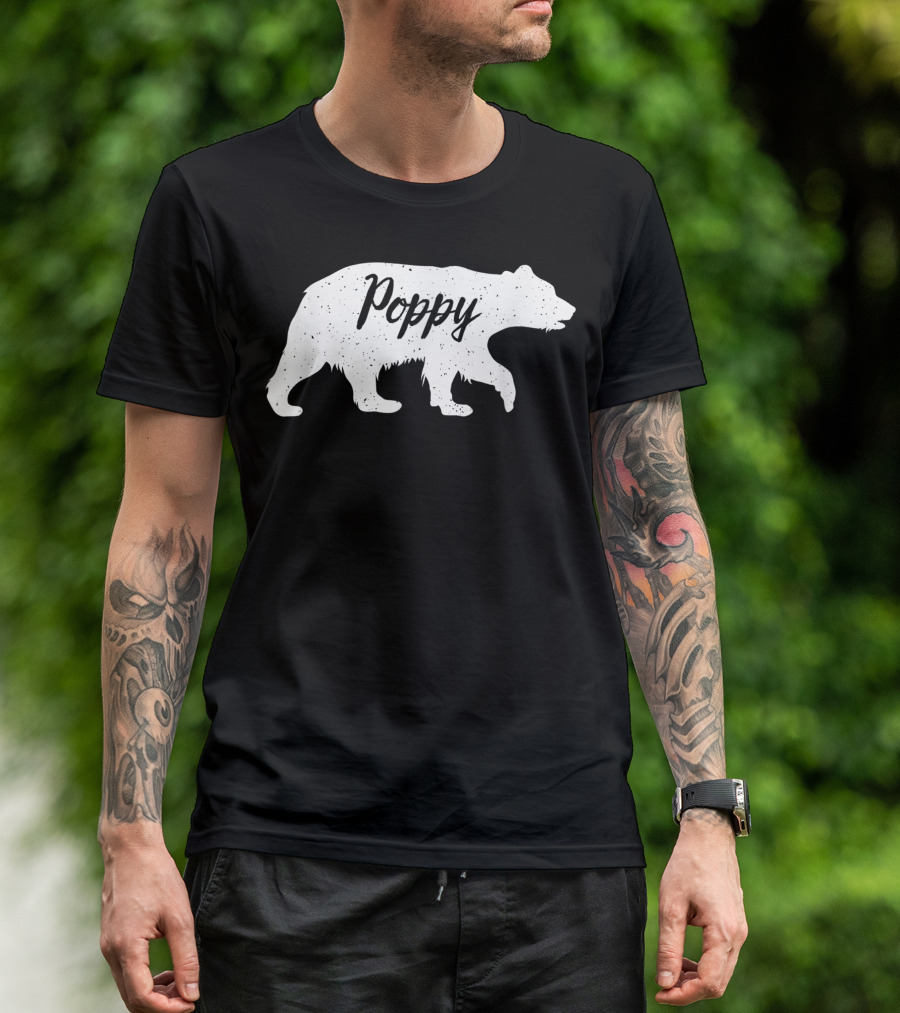Poppy Grandpa Bear Poppy T-Shirt