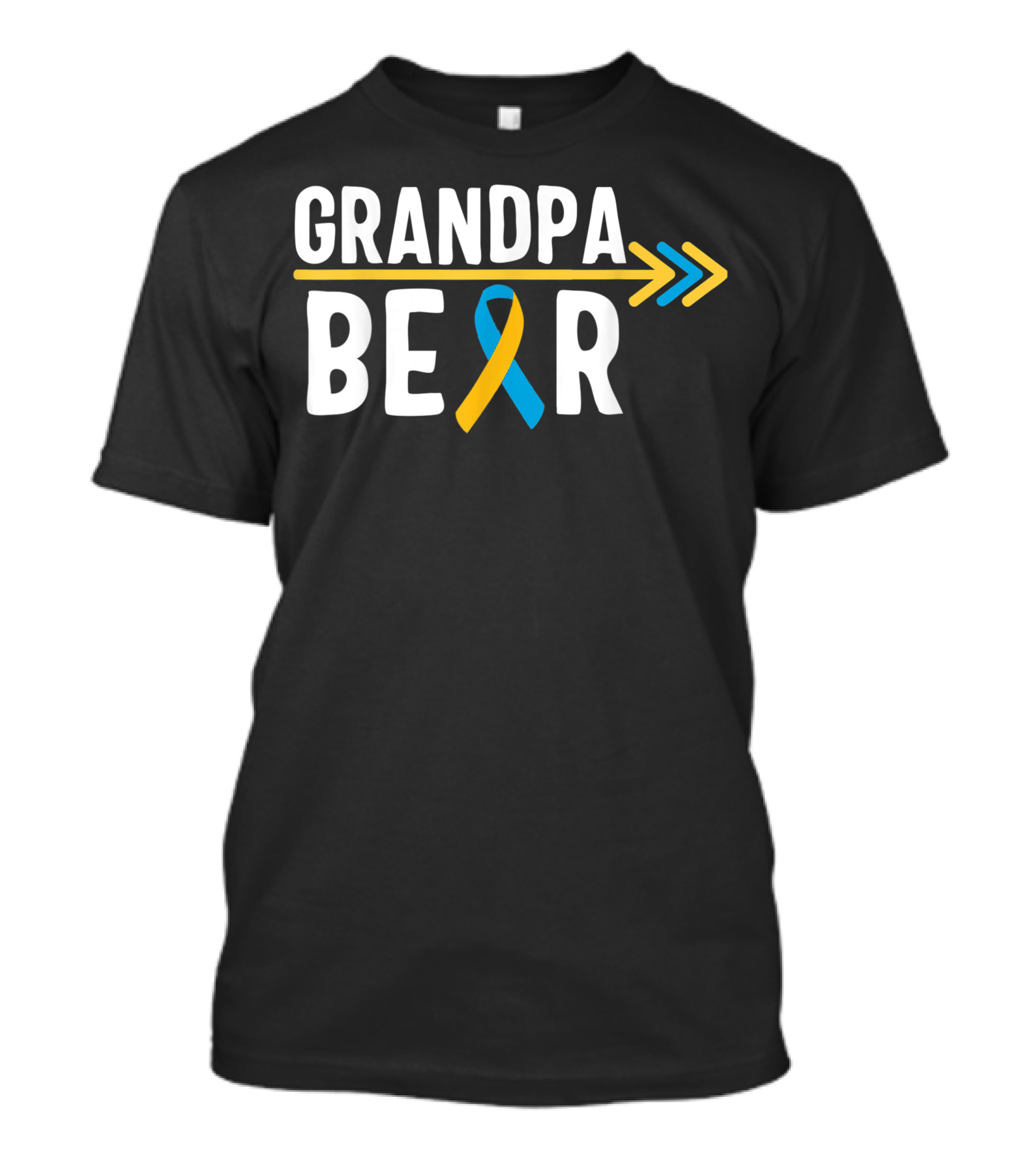 Grandpa Bear Down Syndrome Awareness T-Shirt