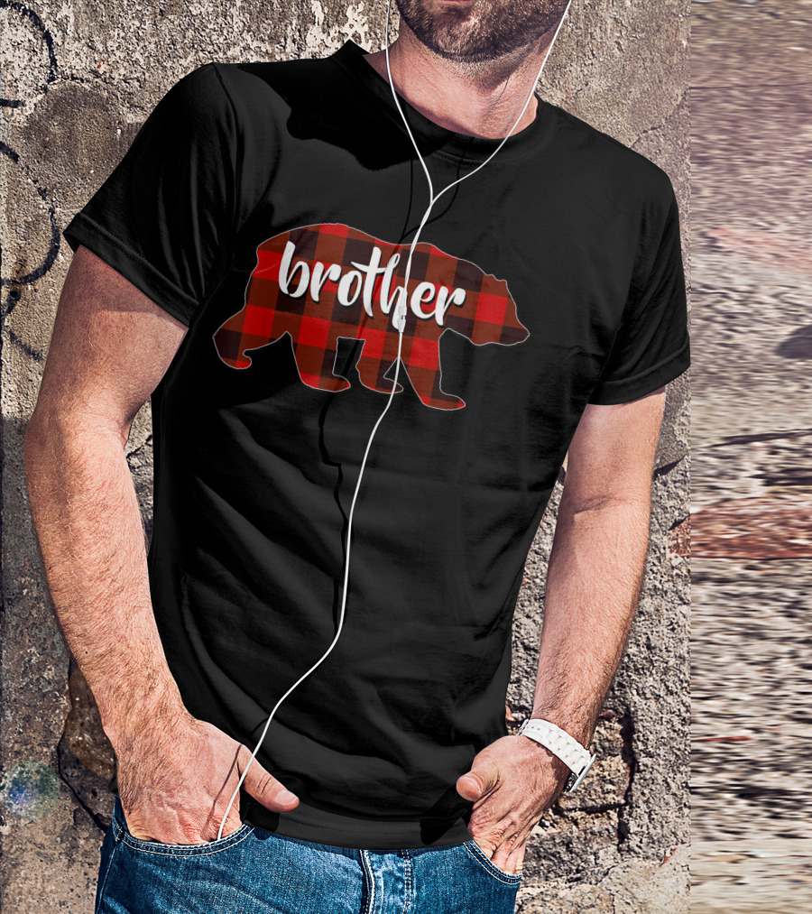 Brother Red Plaid Buffalo T-Shirt