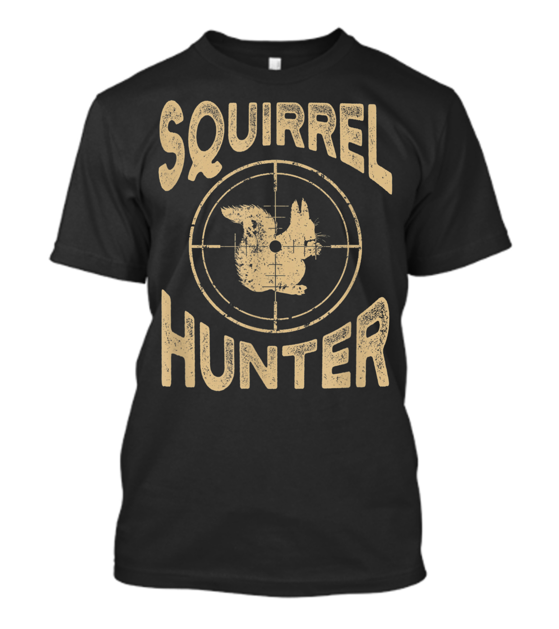 Squirrel Hunter Crosshair Target T-Shirt