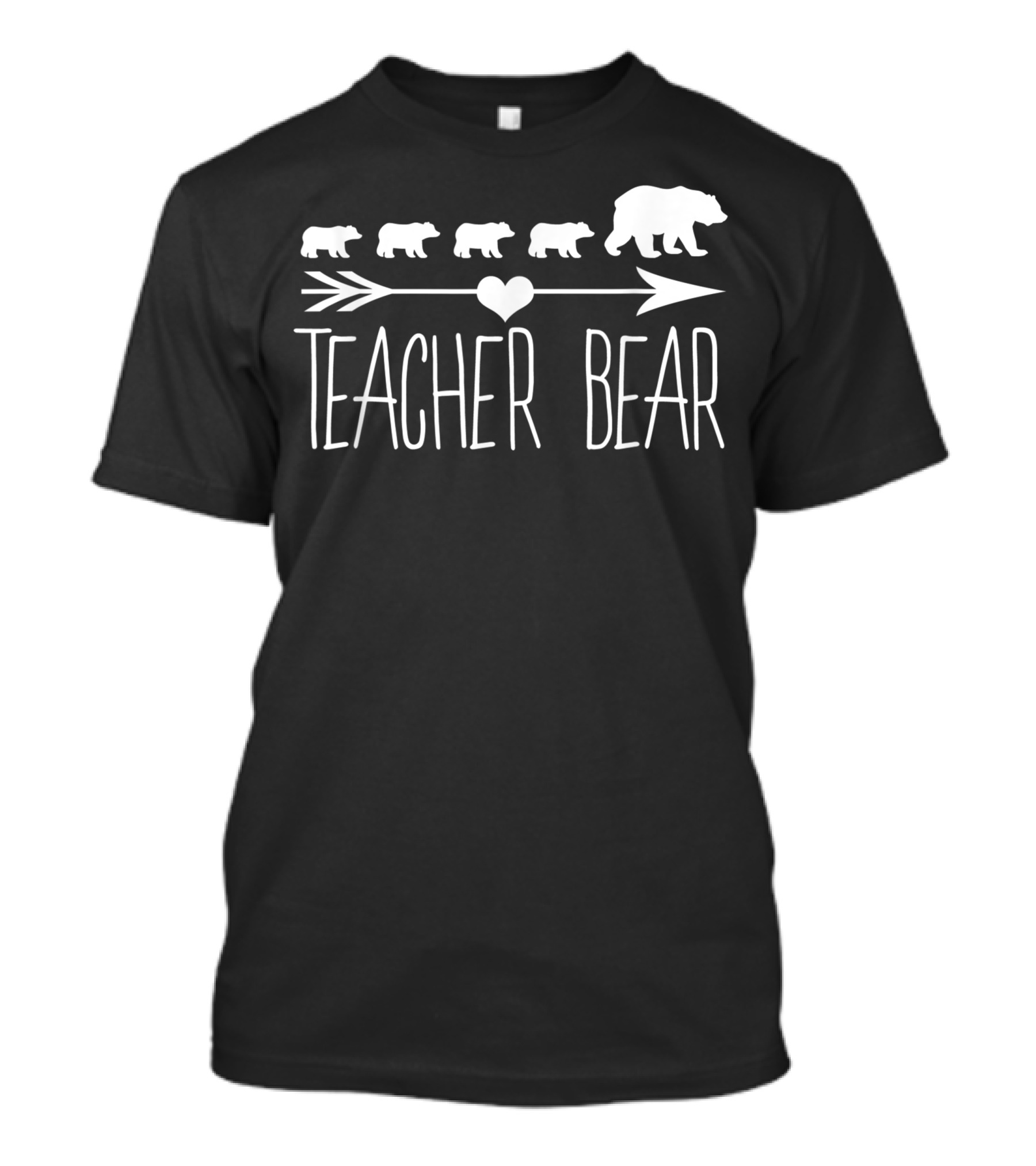 Teacher Bear Appreciation Graphic For Educators T-Shirt
