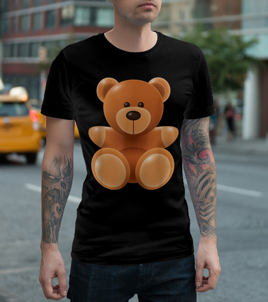 Teddy Bear Cuddles And Hugs Plush Toy T-Shirt