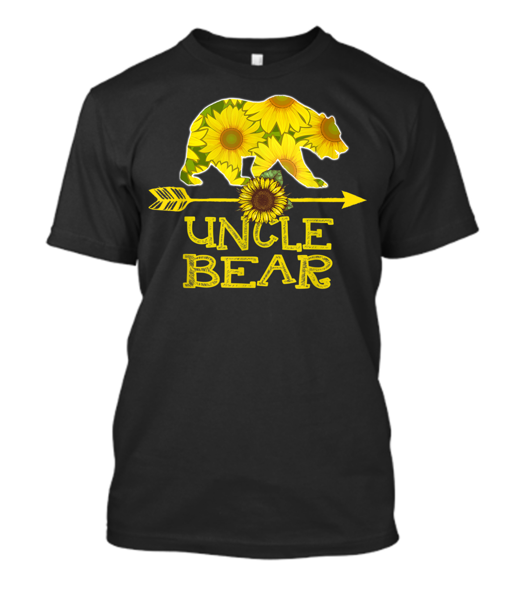 Uncle Bear Sunflower Arrow T-Shirt