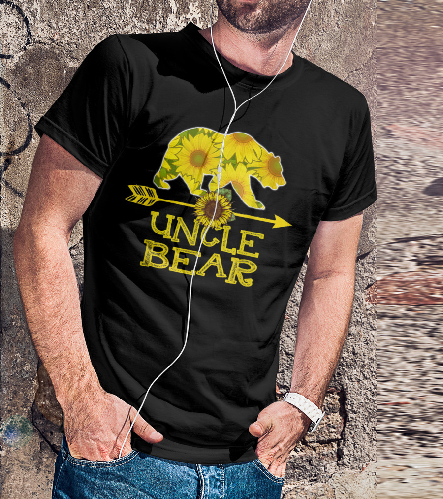 Uncle Bear Sunflower Arrow T-Shirt