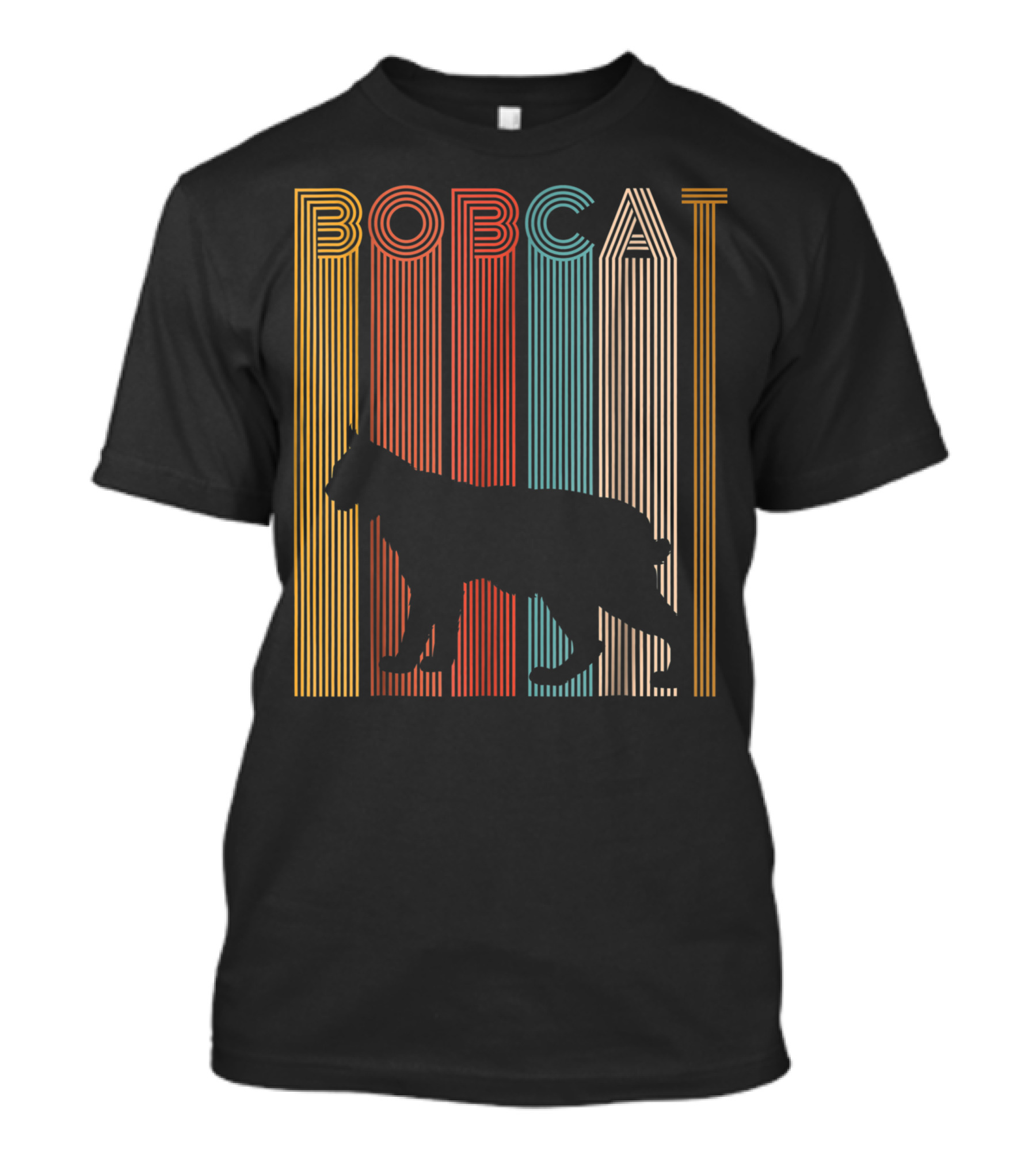 Bobcat Vintage Striped T-Shirt