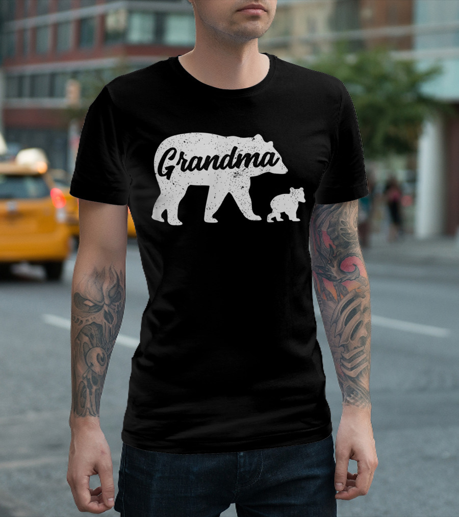 Grandma Bear With One Cub T-Shirt