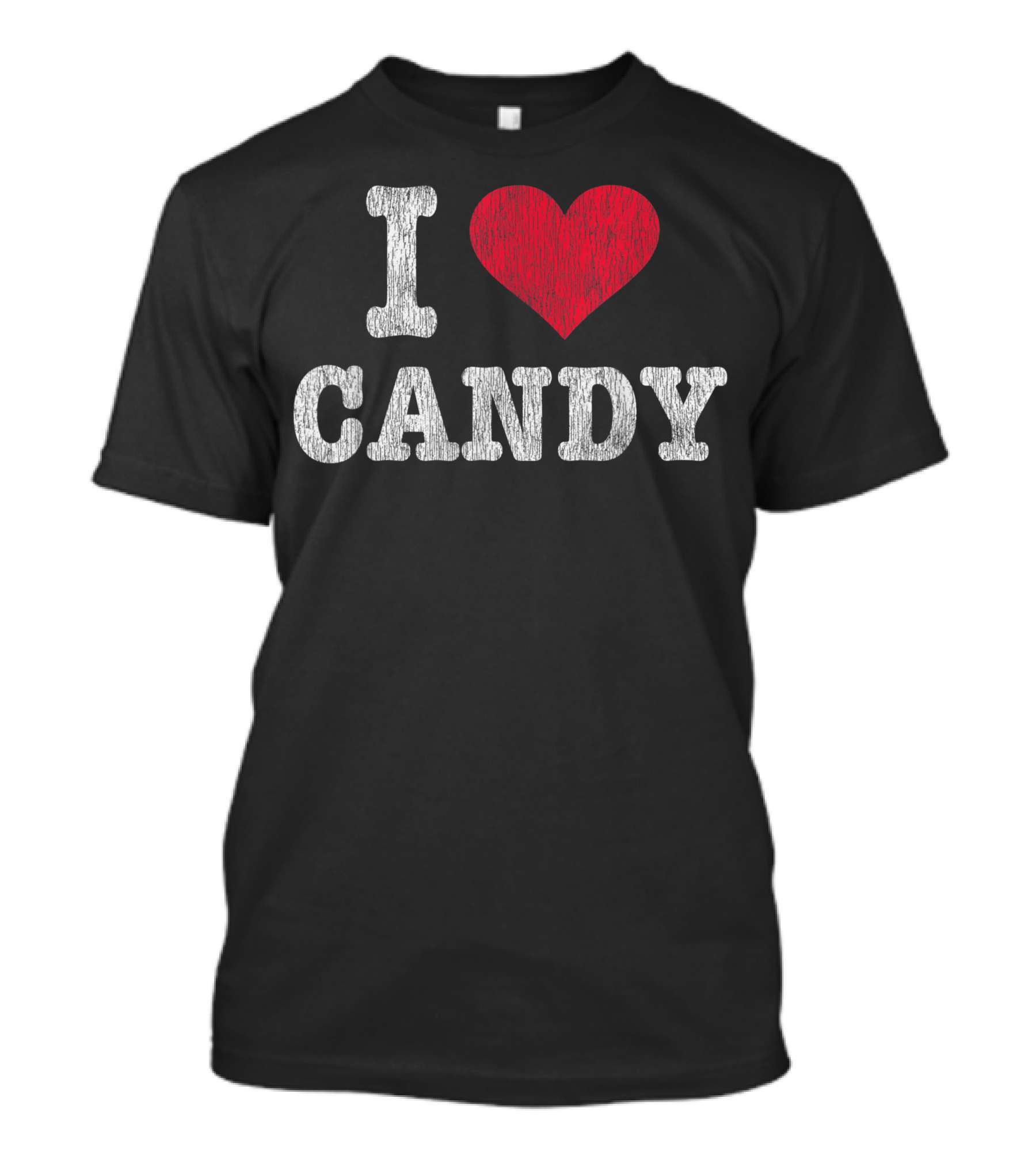 I Love Candy Vintage Trendy T-Shirt