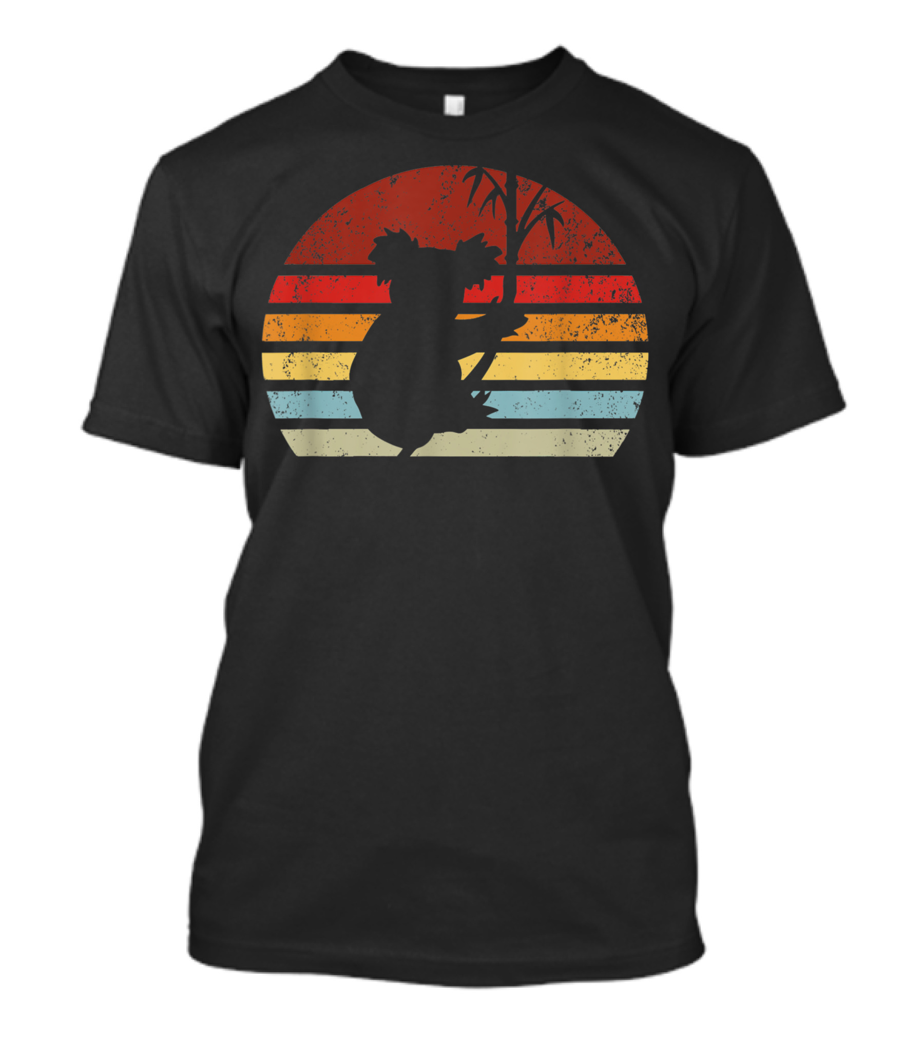 Vintage Koala Love Retro Silhouette Boy Girl Birthday T-Shirt