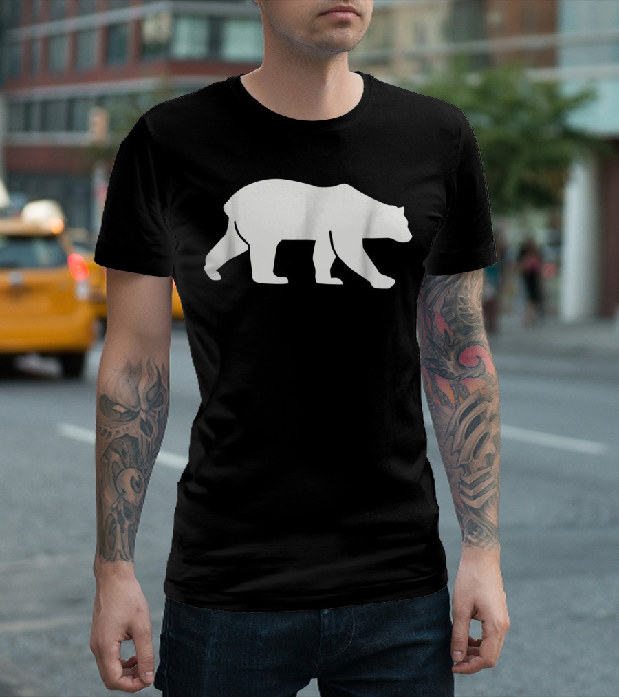 Walking Polar Bear T-Shirt
