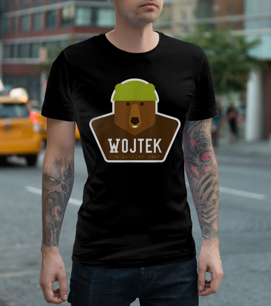 Wojtek The Soldier Bear WWII Poland T-Shirt