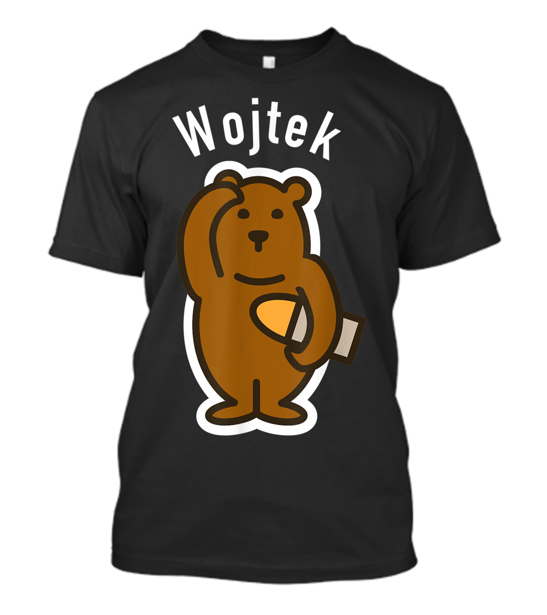 Wojtek Saluting Bear Holding Ammunition WWII Polish Hero Image T-Shirt