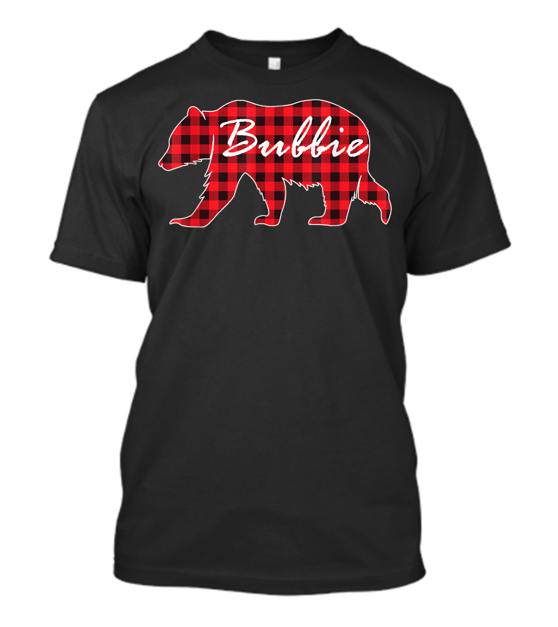 Bubbie Red Plaid Bear T-Shirt