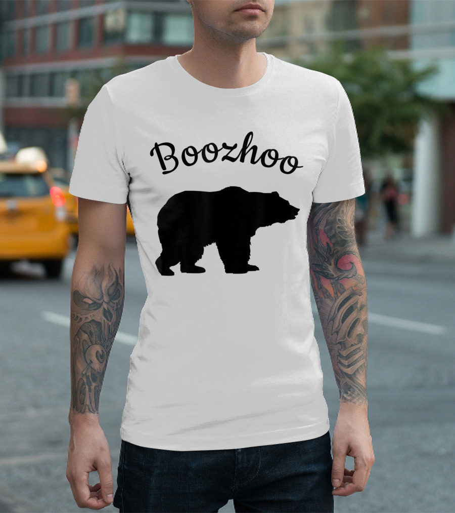 Boozhoo Bear Anishinaabe Ojibwe Language Makwa Chippewa T-Shirt