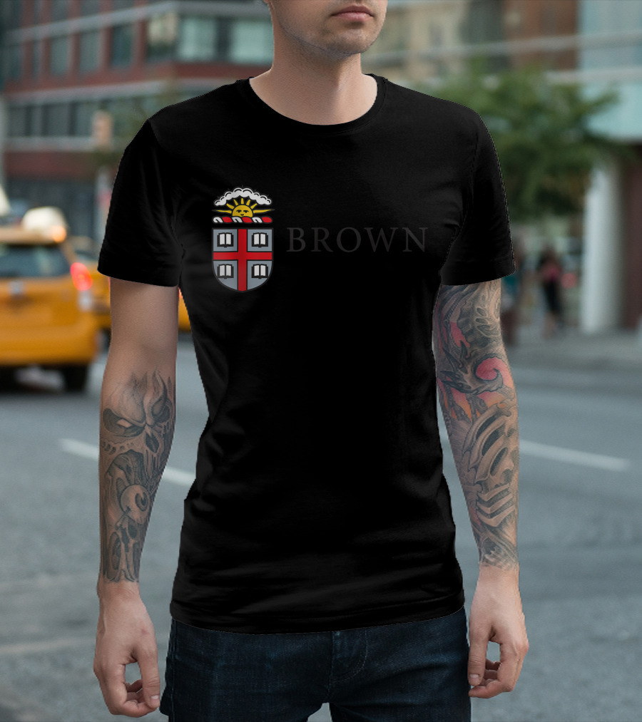 Brown University Bears NCAA PPBRW02 Emblem T-Shirt