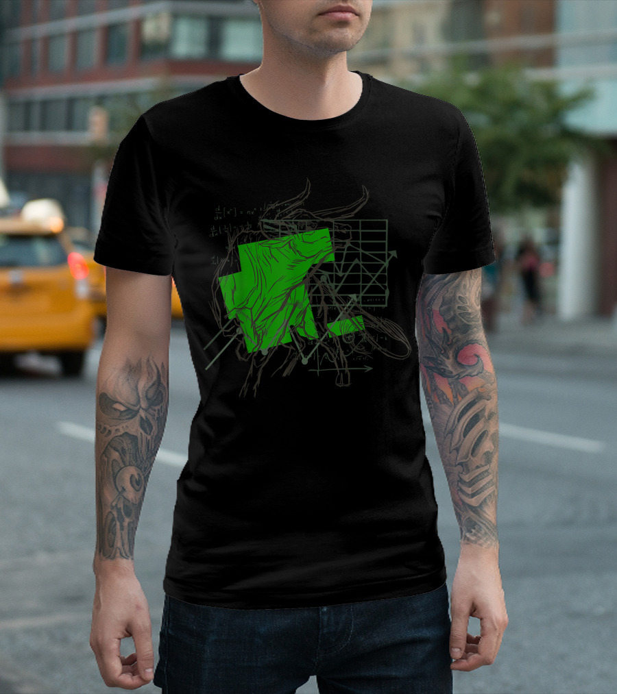 Bull Stock Market Forex Trader Graph And Equations T-Shirt