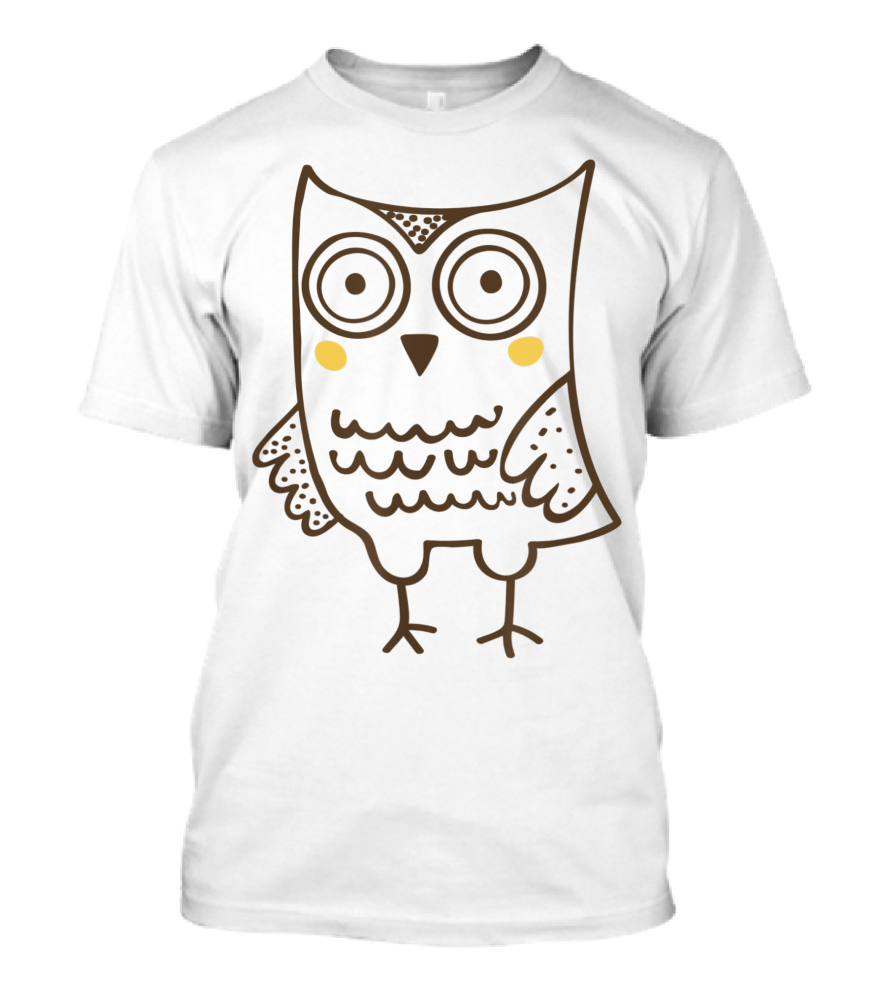 Cute Owl For Girls And Boys Birthday T-Shirt