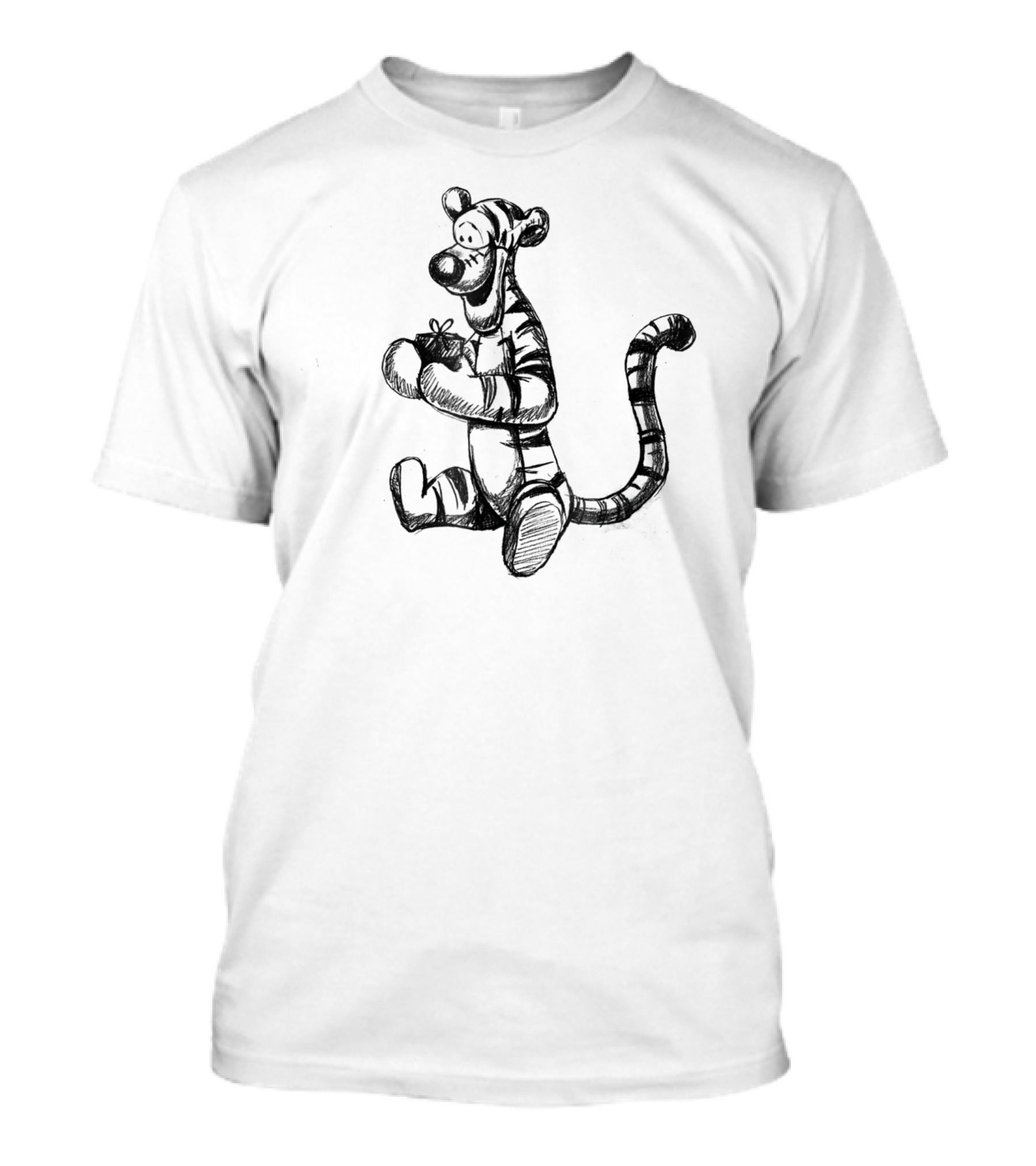 Disney Tigger Winnie The Pooh Sketch T-Shirt