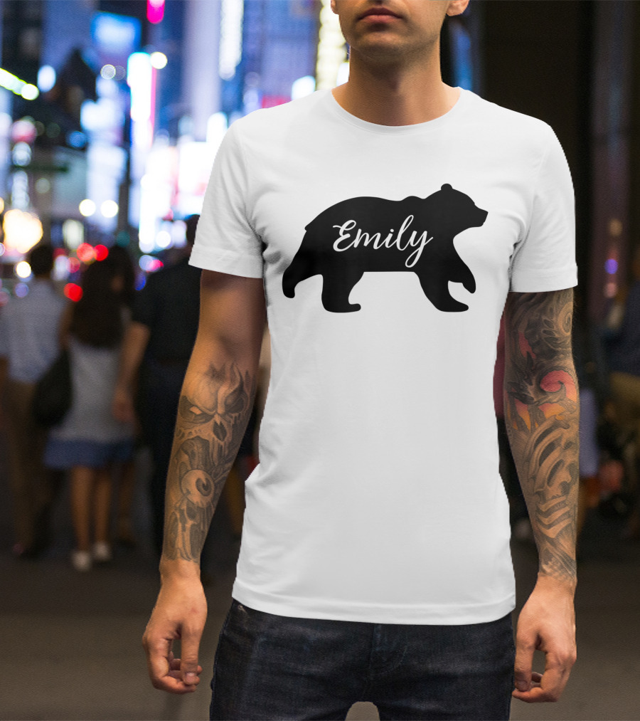 Emily Bear Silhouette Love T-Shirt