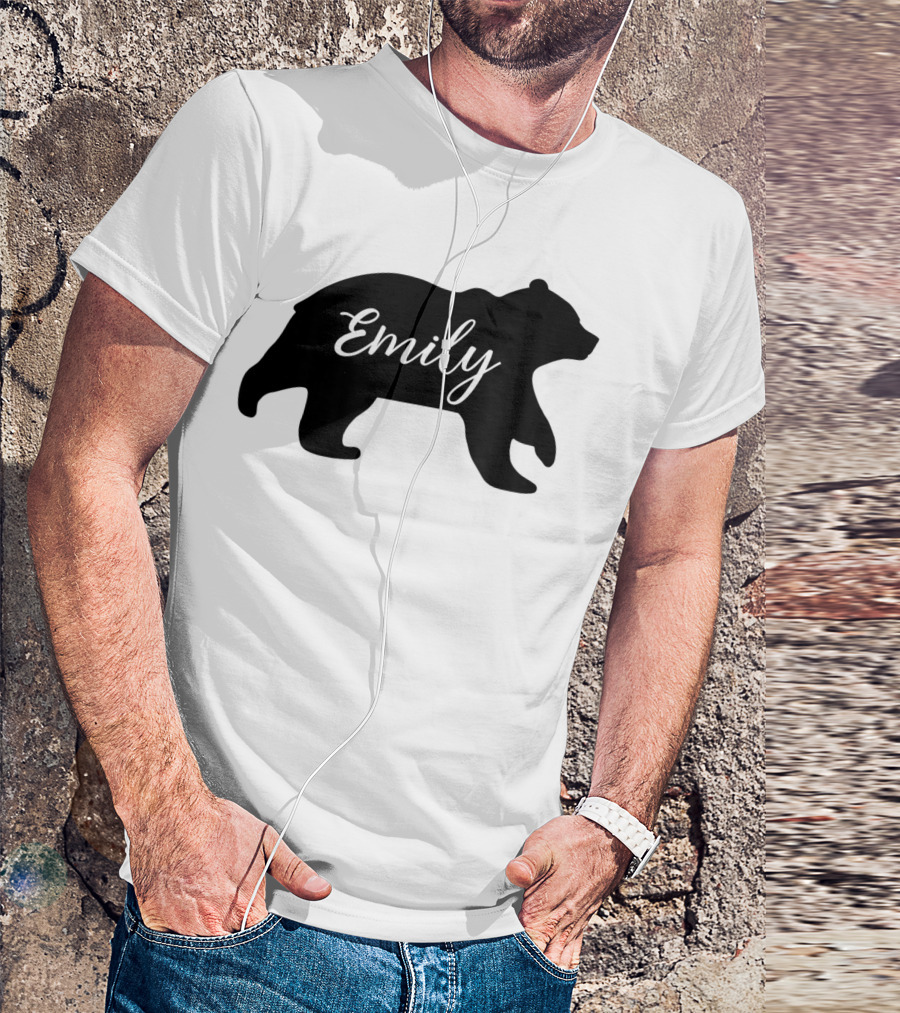 Emily Bear Silhouette Love T-Shirt