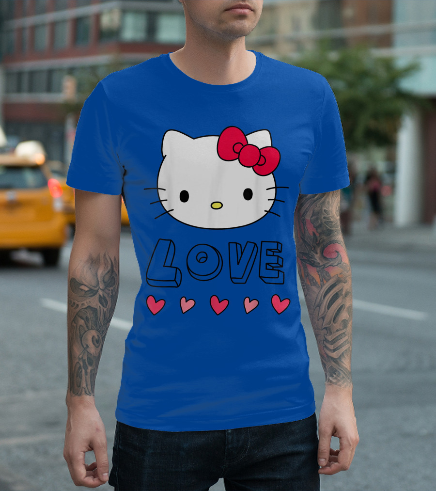 Hello Kitty Love with Hearts Valentines T-Shirt