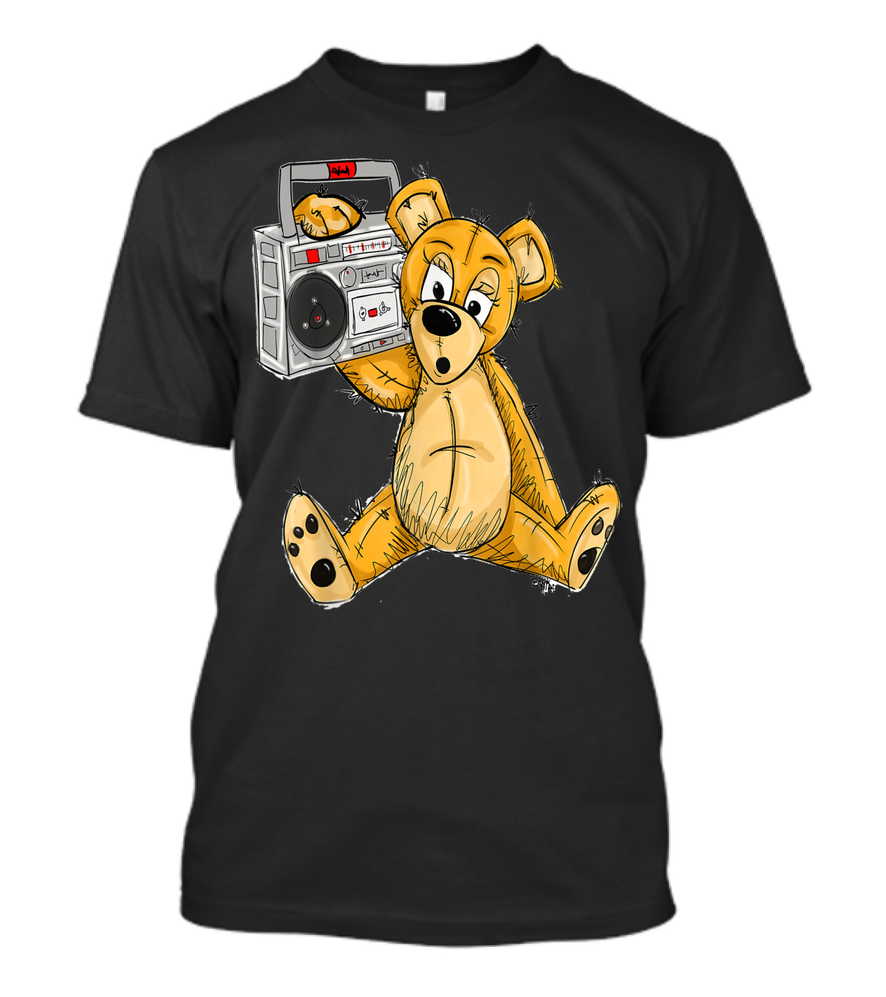 Boombox Teddy Bear With Hip Hop Flair T-Shirt