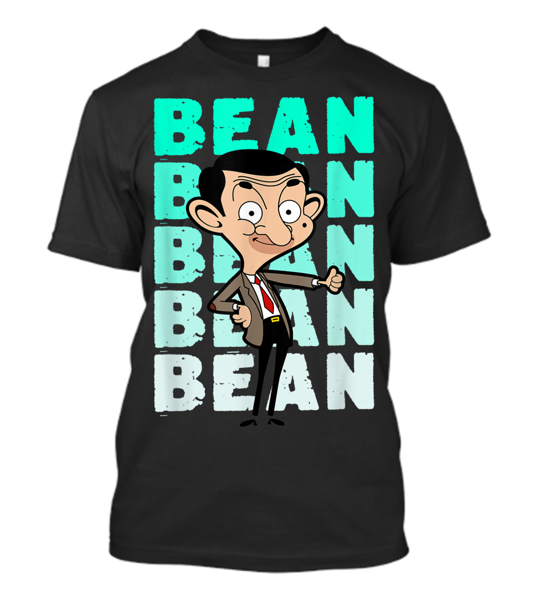 Mr Bean Bean Bean Bean Character With Thumbs Up T-Shirt