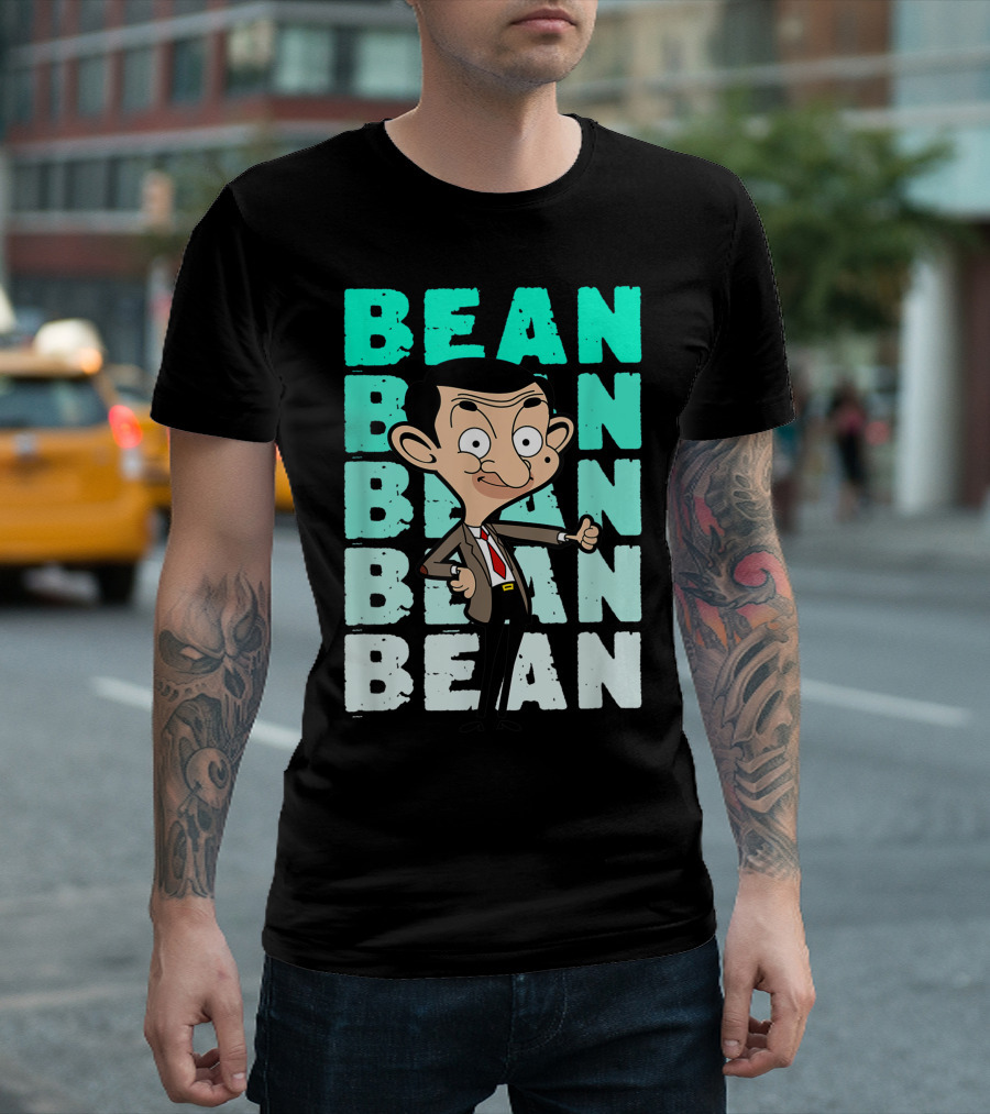 Mr Bean Bean Bean Bean Character With Thumbs Up T-Shirt
