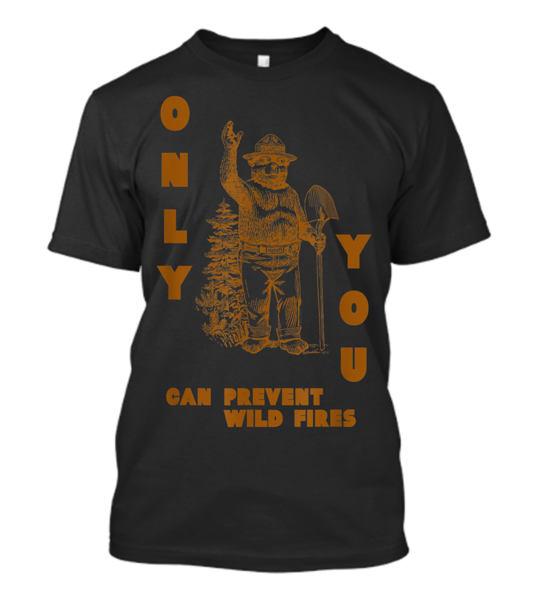 Smokey Bear Only You Can Prevent Wildfires T-Shirt