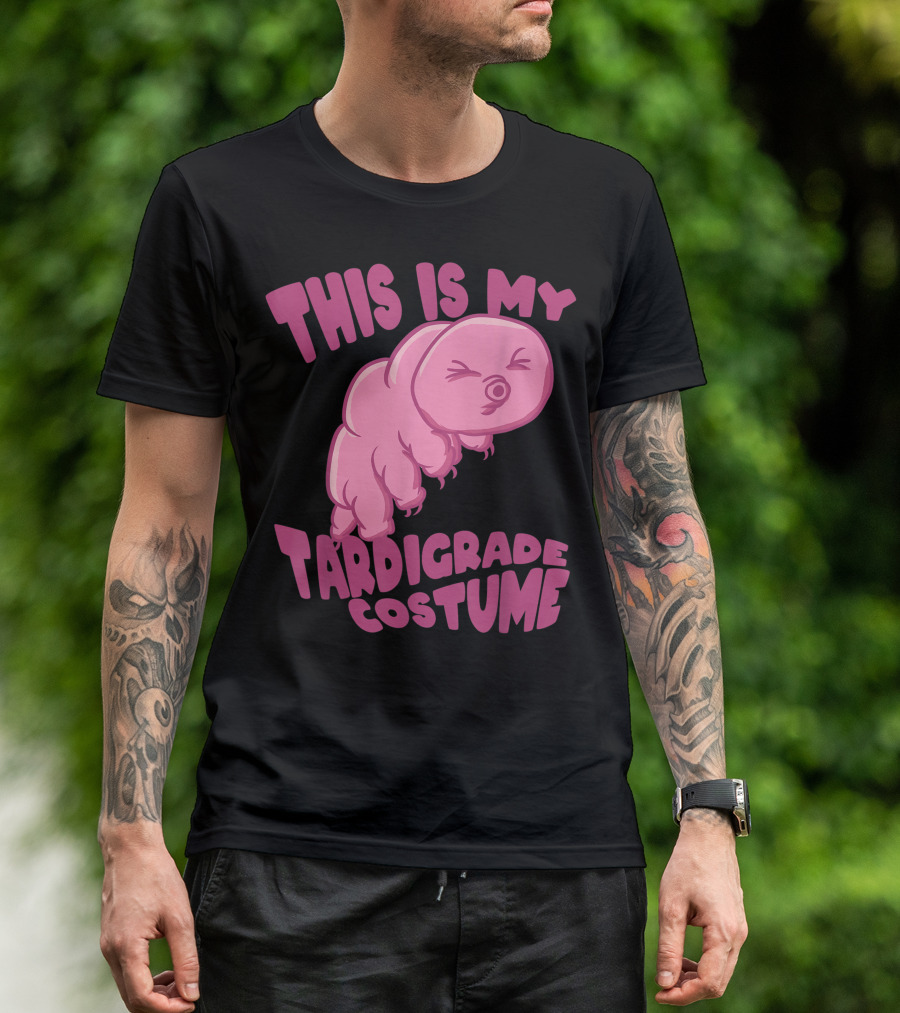 This Is My Tardigrade Costume Halloween Party Water Bear T-Shirt