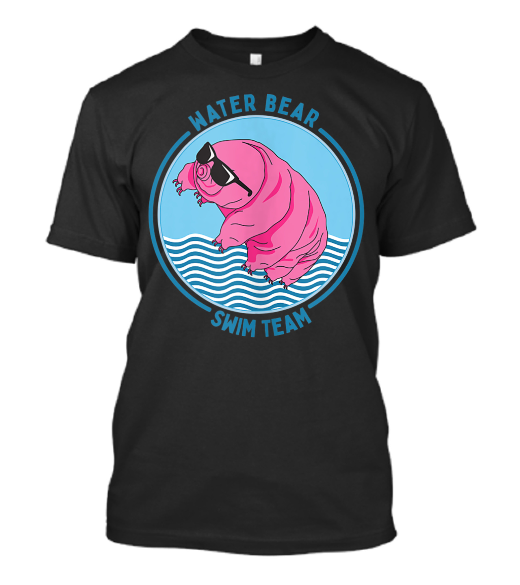 Water Bear Swim Team Tardigrade Pun Science T-Shirt