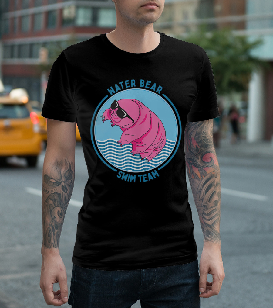 Water Bear Swim Team Tardigrade Pun Science T-Shirt