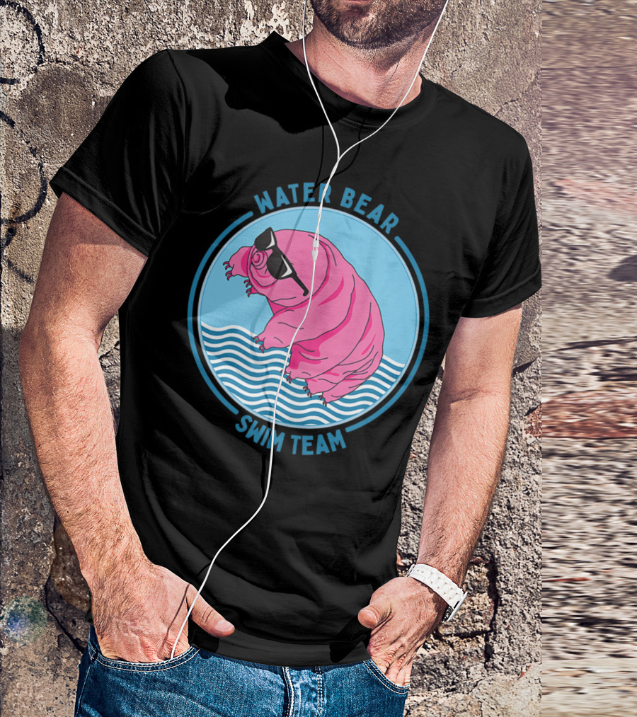 Water Bear Swim Team Tardigrade Pun Science T-Shirt
