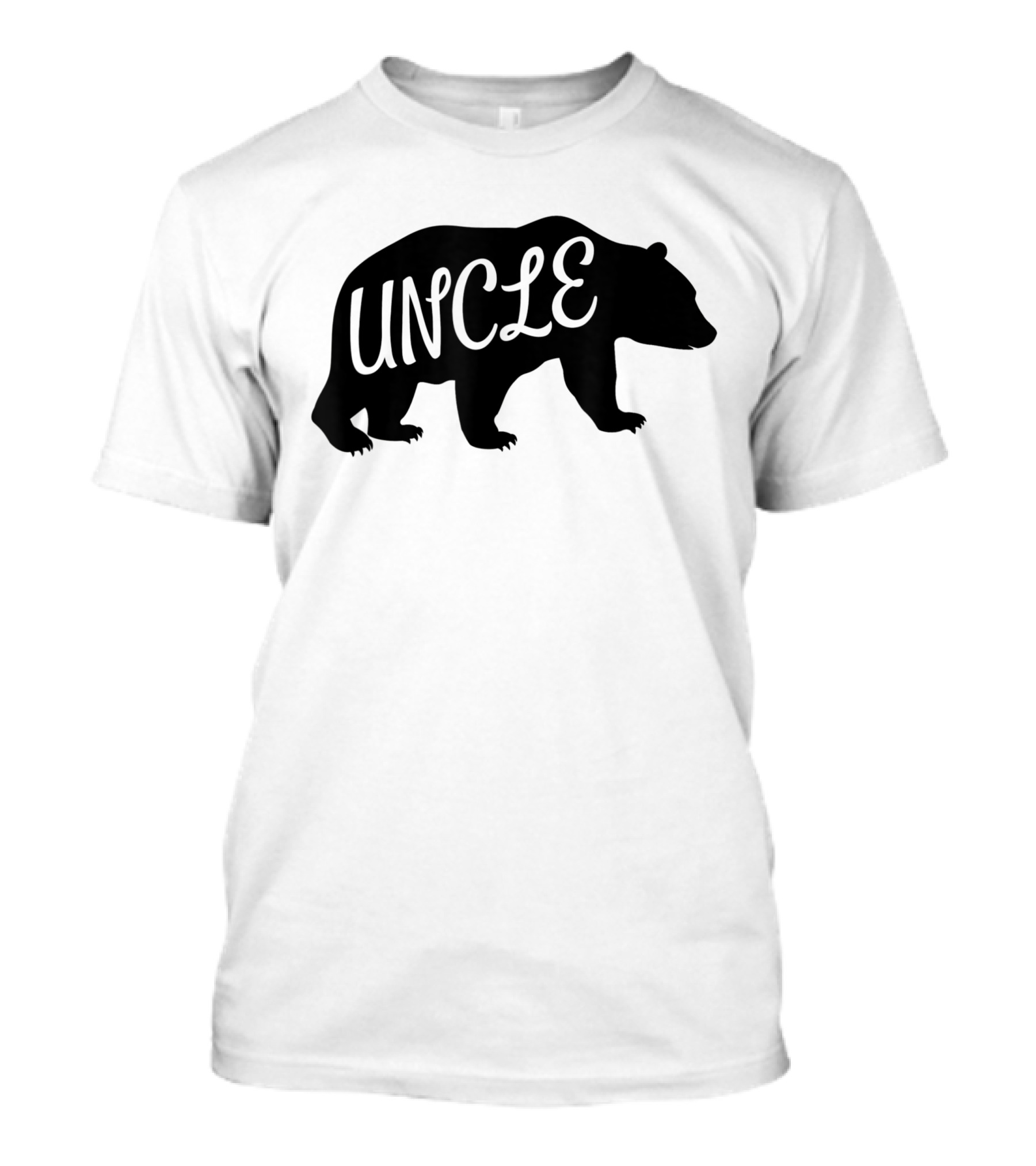 Uncle Bear Silhouette Uncle T-Shirt