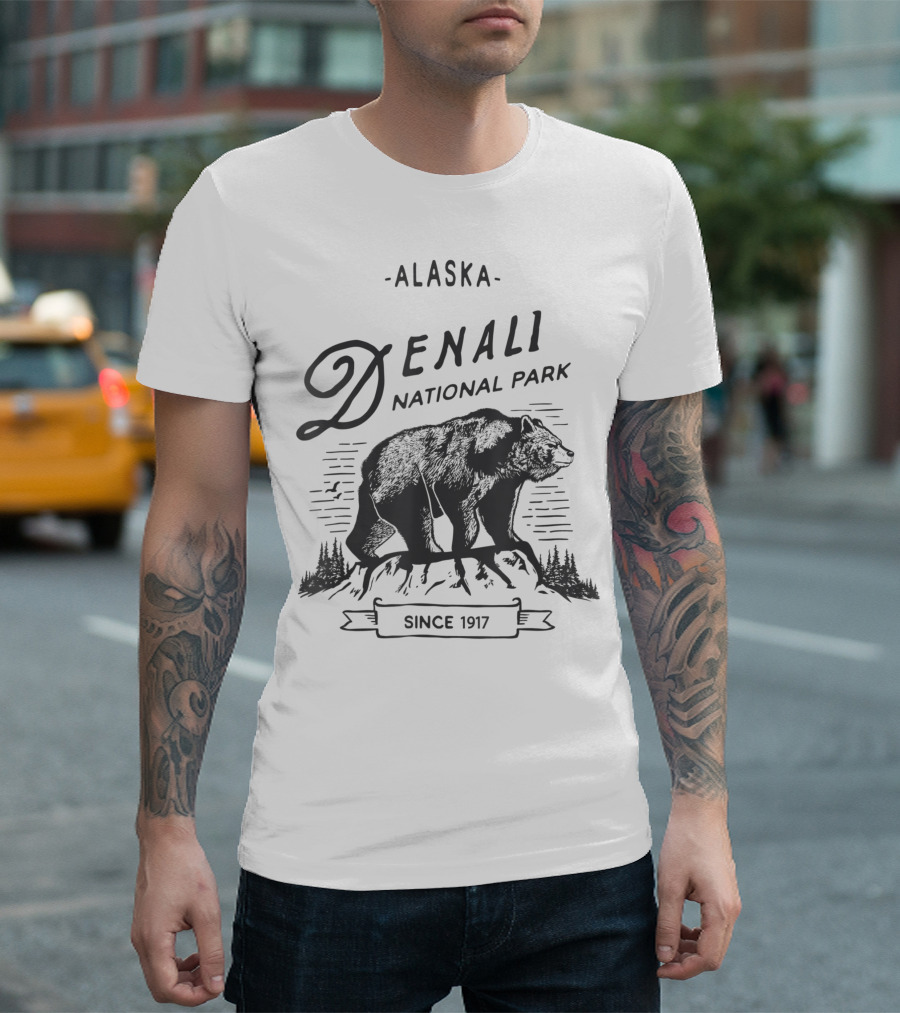 Alaska Denali National Park Bear Since 1917 T-Shirt