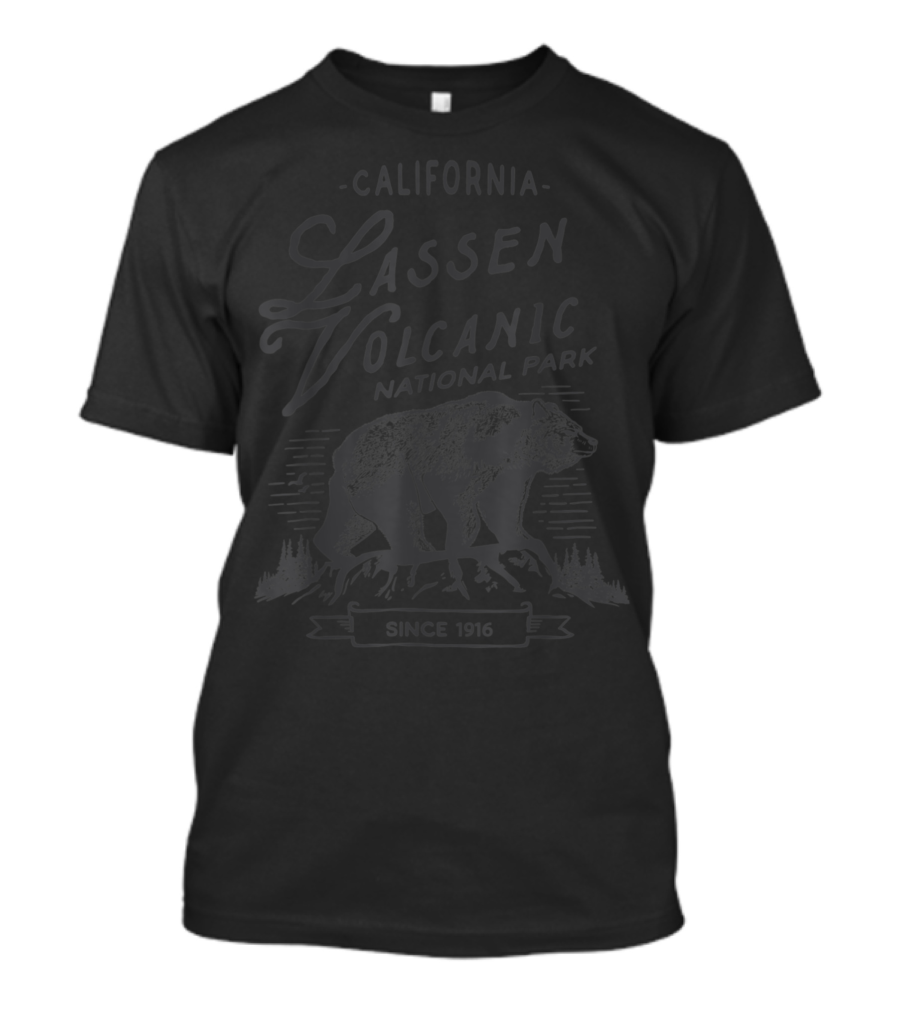 California Lassen Volcanic National Park Bear Vintage Since 1916 T-Shirt