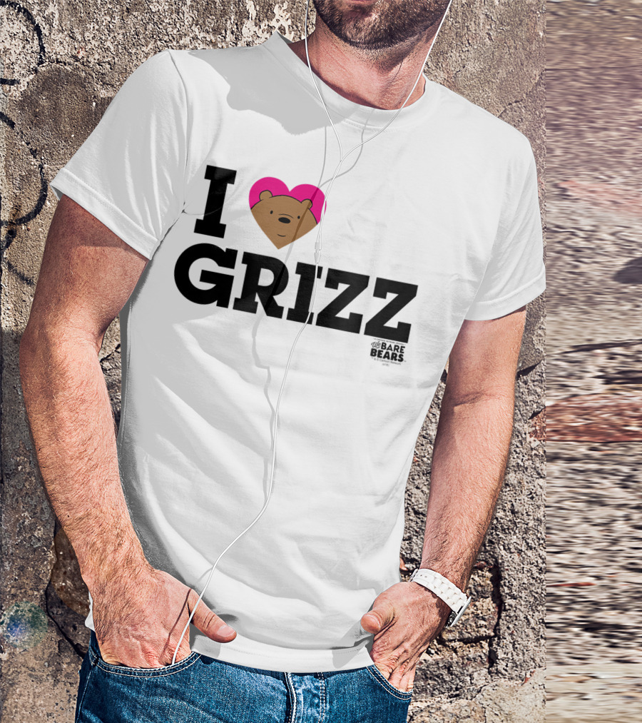 We Bare Bears I Love Grizz T-Shirt