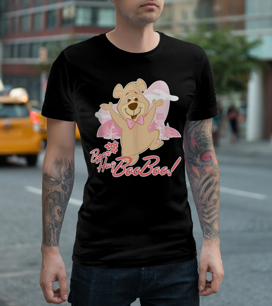 Yogi Bear Hug Boo Boo Enthusiastic Embrace T-Shirt
