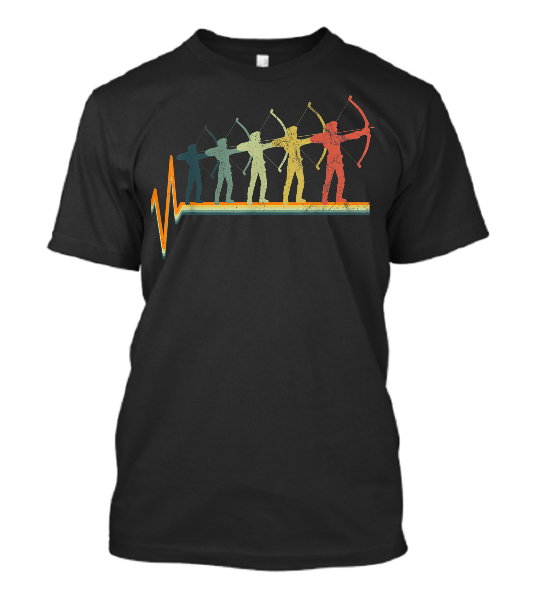 Archery Heartbeat Rainbow T-Shirt
