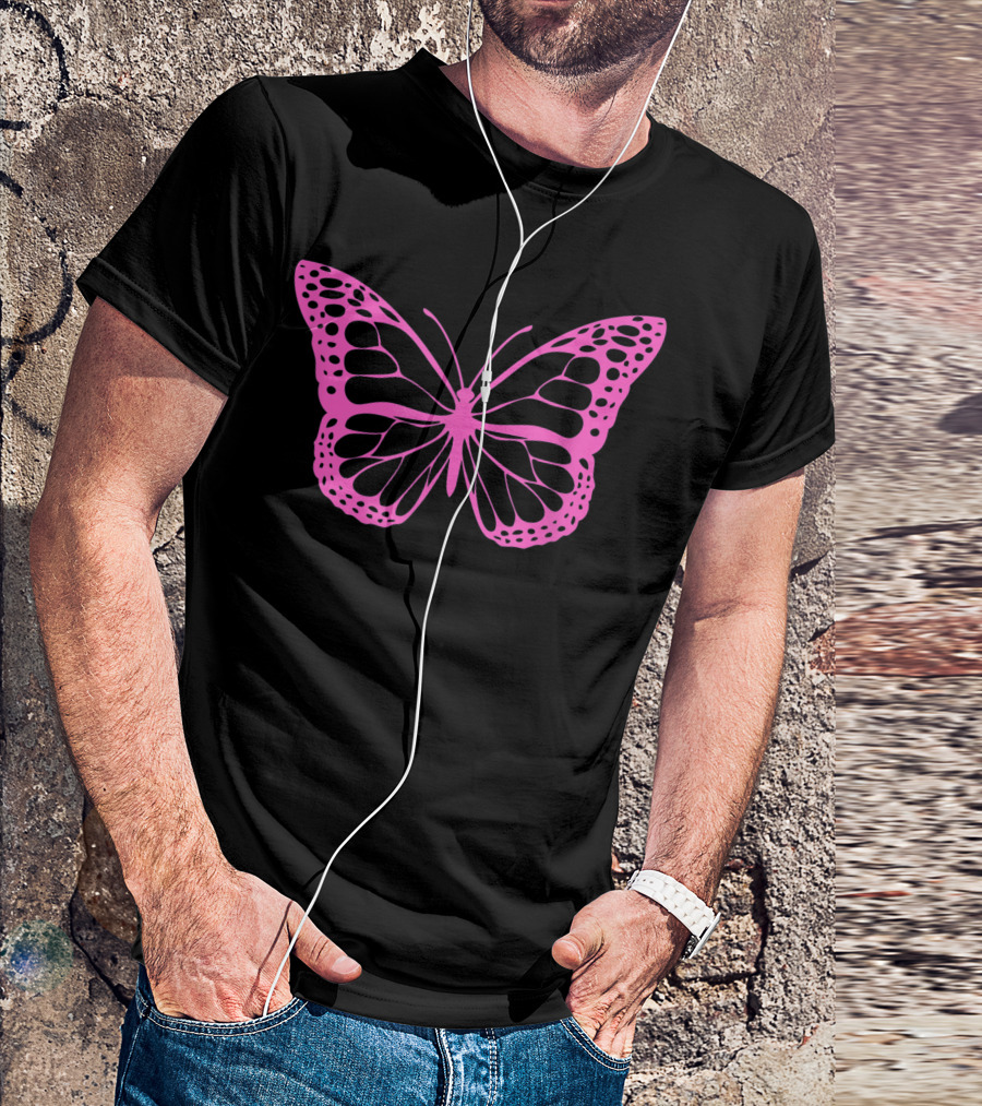 Cute Pink Butterfly T-Shirt
