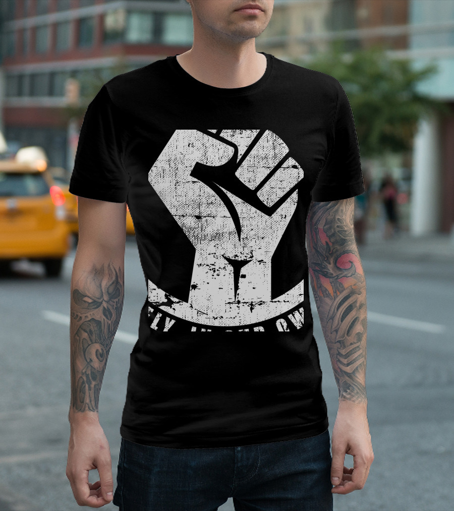 Introvert Introverts Unite Separately in Our Own Homes Fist T-Shirt