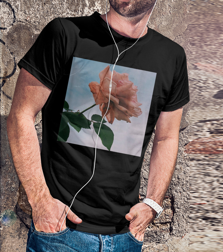 Vintage Pink Roses Floral Aesthetic Stylish Flowers T-Shirt