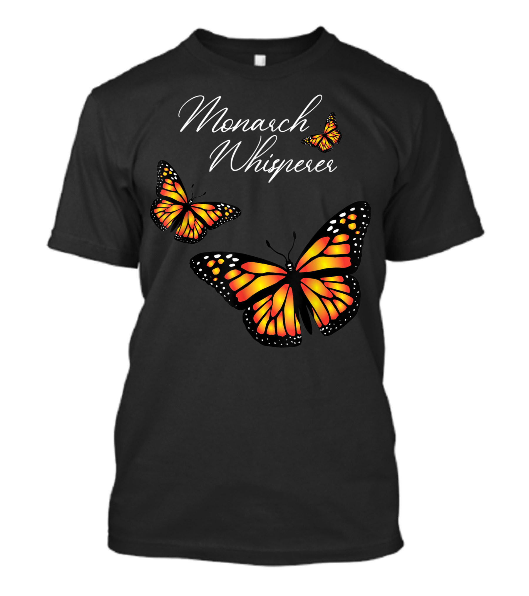 Monarch Whisperer Cute Entomology Butterflies Lover T-Shirt