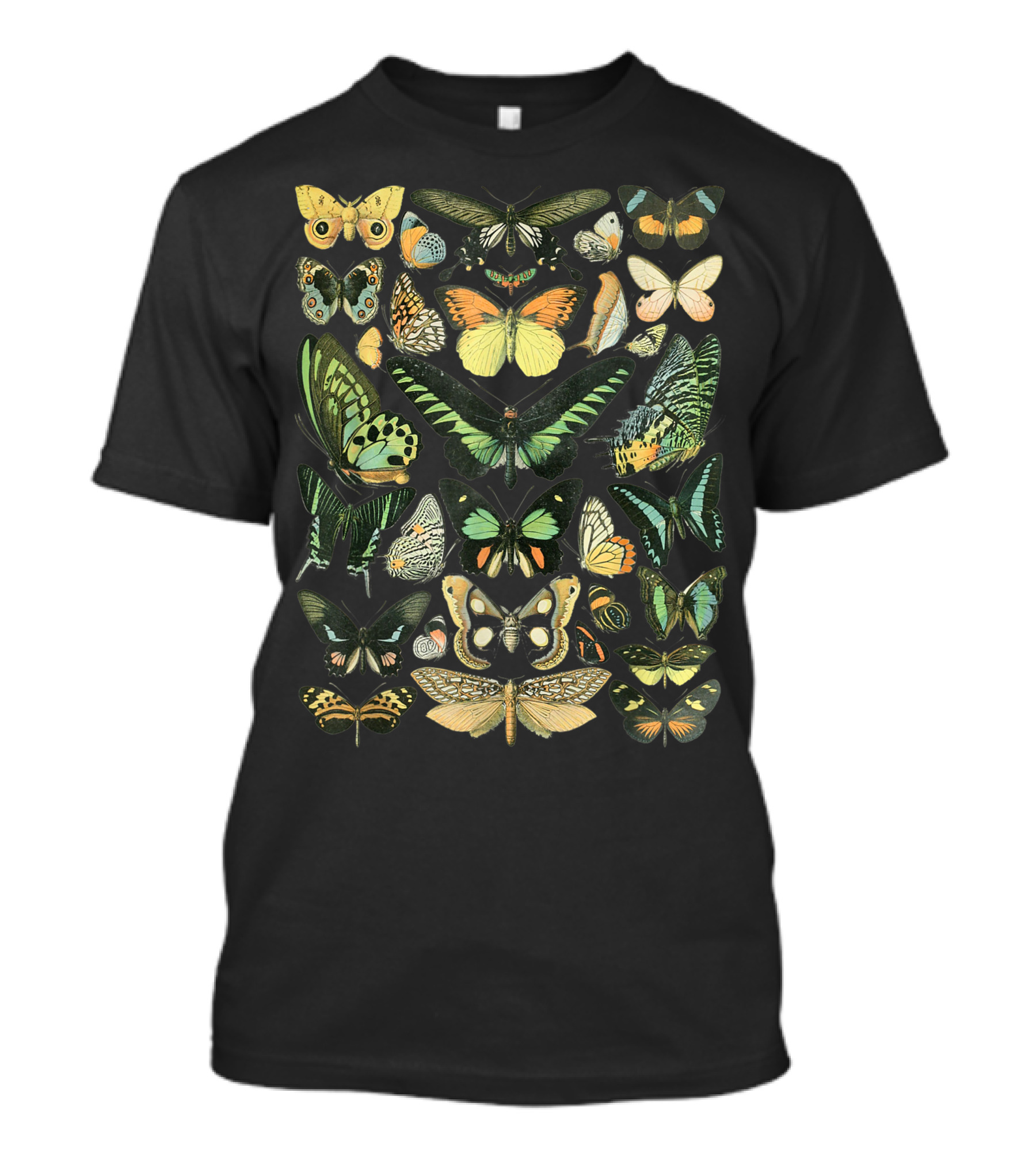 Vintage Butterfly Chart Collection T-Shirt