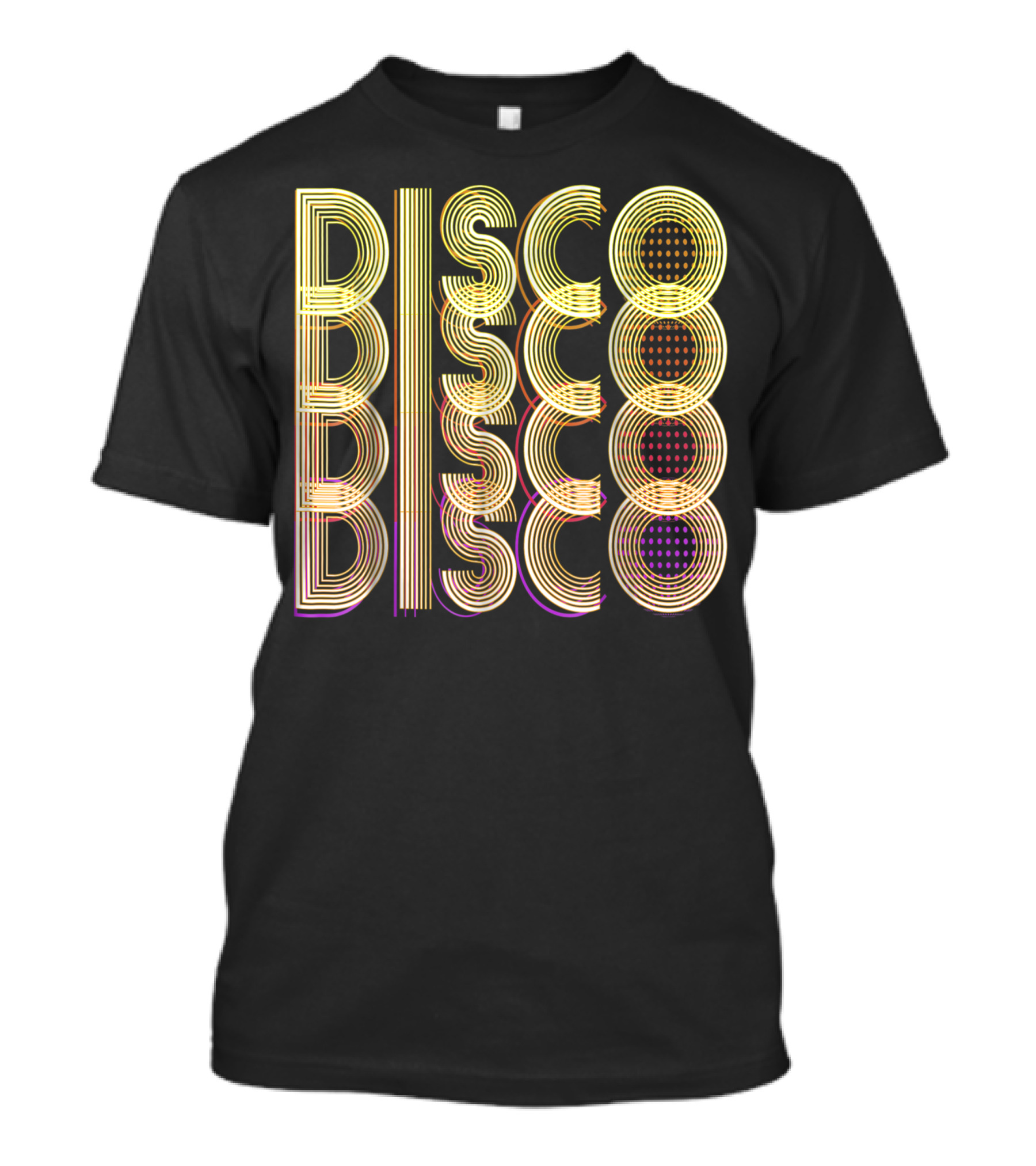 70S Disco Themed Vintage Party Wear T-Shirt